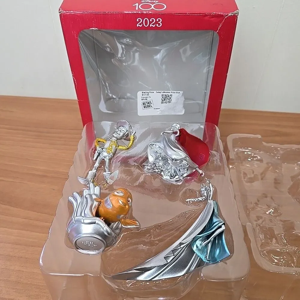 Hallmark Keepsake Ornament 2023 Pixar And Princesses Disney‎ 100 Years Of Wonder